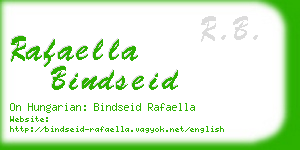 rafaella bindseid business card